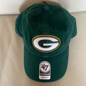 Green Bay Packers 47 Clean Up Adjustable ball cap. NWT